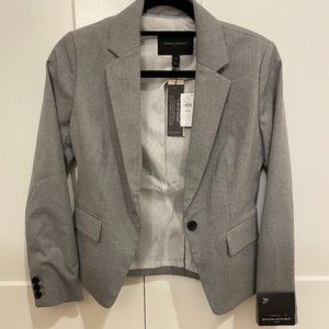 Banana Republic Factory Petite Light Gray Blazer - size 2P (NWT)